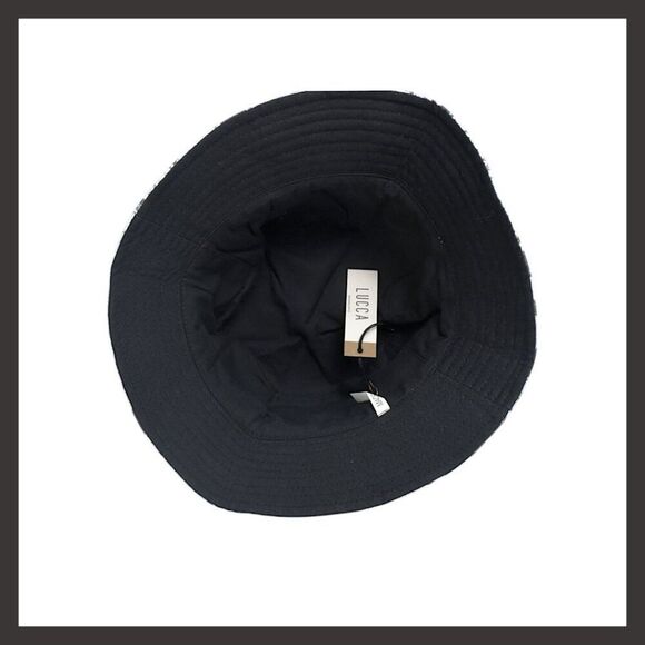 Lucca Couture Gray & White Bucket Hat – NWT - Picture 4 of 4